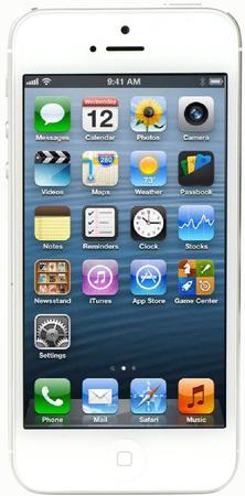 Смартфон Apple iPhone 5 32Gb White & Silver - Белогорск