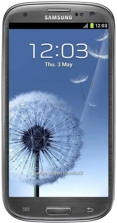 Смартфон Samsung Galaxy S3 GT-I9300 16Gb Titanium grey - Белогорск